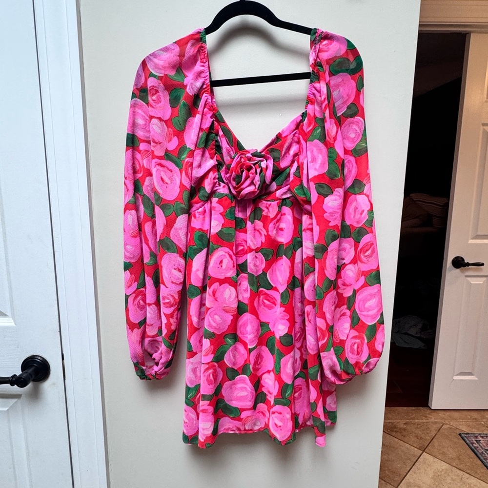 SHOW ME YOUR MUMU BECCA BABYDOLL DRESS - ROSIE BLOSSOMS